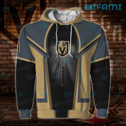 Vegas Golden Knights Hoodie 3D Armor Design VGK Gift