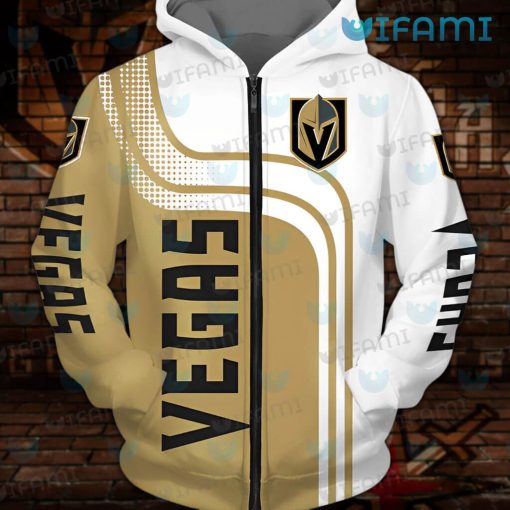 Vegas Golden Knights Hoodie 3D Dot Pattern Golden Knights Gift