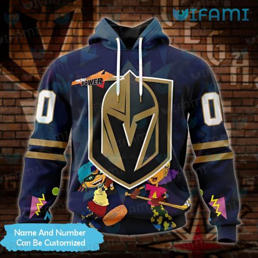 Vegas Golden Knights Hoodie 3D Otto Reggie Rocket Power Custom VGK Gift