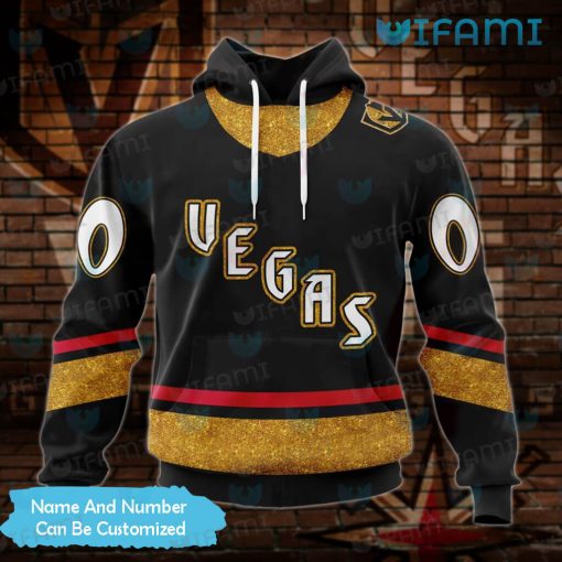 Vegas Golden Knights Hoodie 3D Reverse Retro Personalized VGK Gift