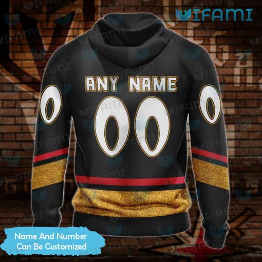 Vegas Golden Knights Hoodie 3D Reverse Retro Personalized VGK Gift