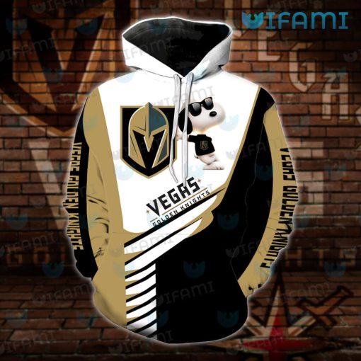 Vegas Golden Knights Hoodie 3D Snoopy Sunglasses VGK Gift