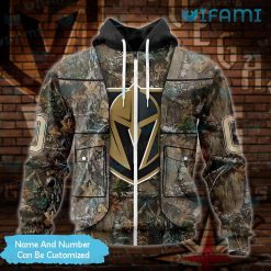 Vegas Golden Knights Hoodie 3D Tree Covered Custom VGK Zipper