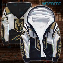 Vegas Golden Knights Zip Up Hoodie 3D Black Logo VGK Gift