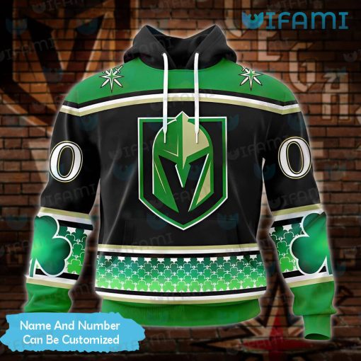 Vegas Knights Hoodie 3D Celebrate St Patricks Day Custom Vegas Golden Knights Gift