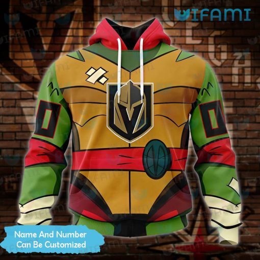 Vegas Knights Hoodie 3D Ninja Turtles Design Custom Vegas Golden Knights Gift