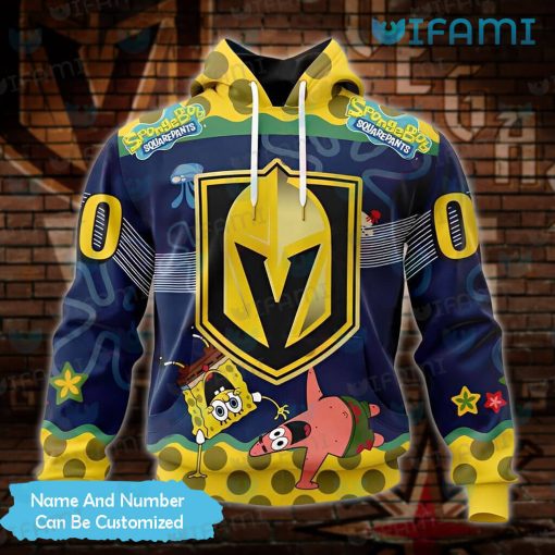 Vegas Knights Hoodie 3D SpongeBob Patrick Star Custom Vegas Golden Knights Gift