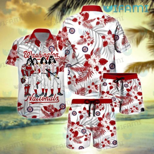 Washington Nationals Hawaiian Shirt Kiss Band Nationals Gift