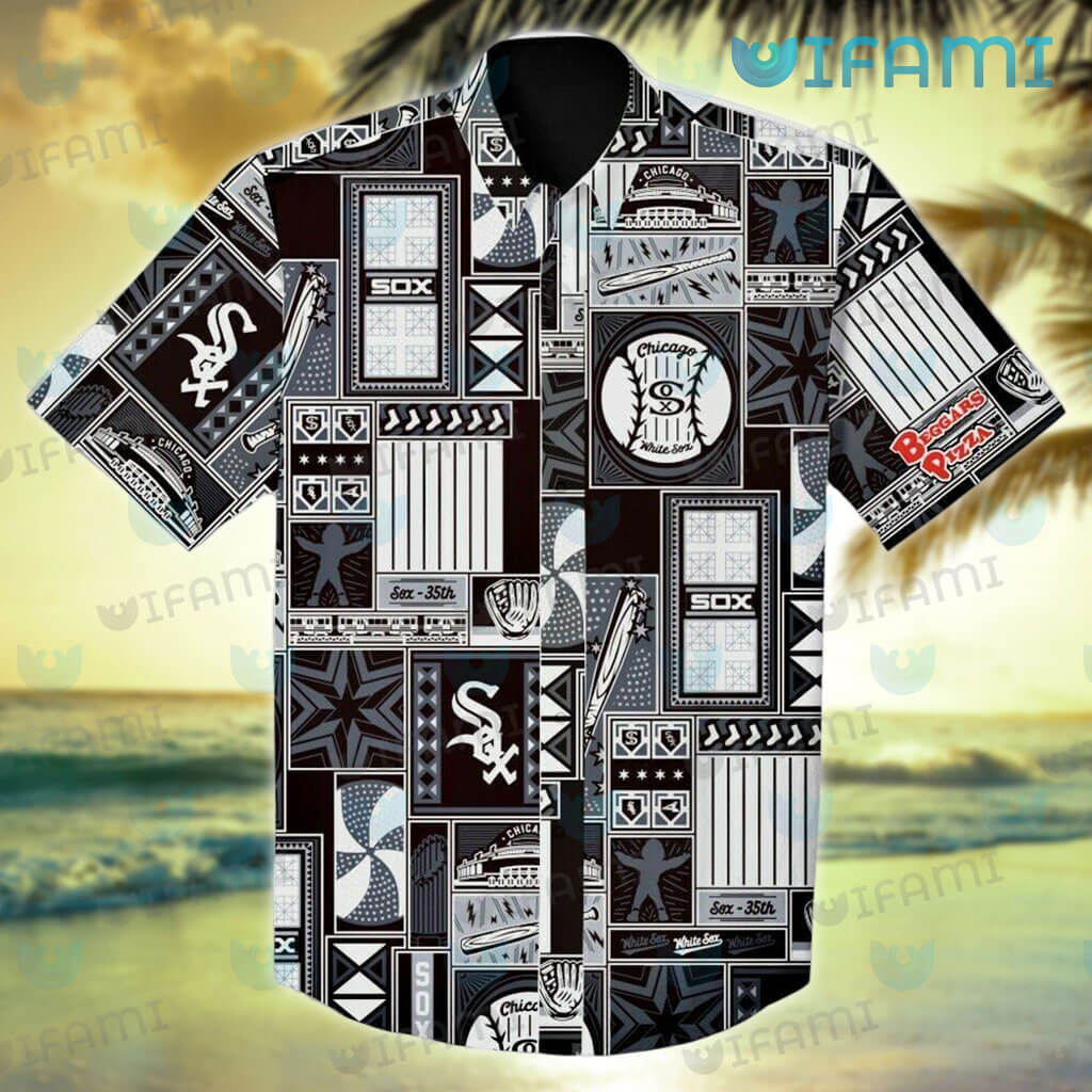 White Sox Hawaiian Shirt Beggars Pizza Basell Pattern Chicago White Sox  Gift - Personalized Gifts: Family, Sports, Occasions, Trending