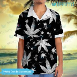 White Sox Hawaiian Shirt Cannabis Leaf Personalized Chicago White Sox Present