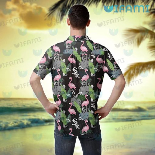 White Sox Hawaiian Shirt Flamingo Banana Leaf Chicago White Sox Gift