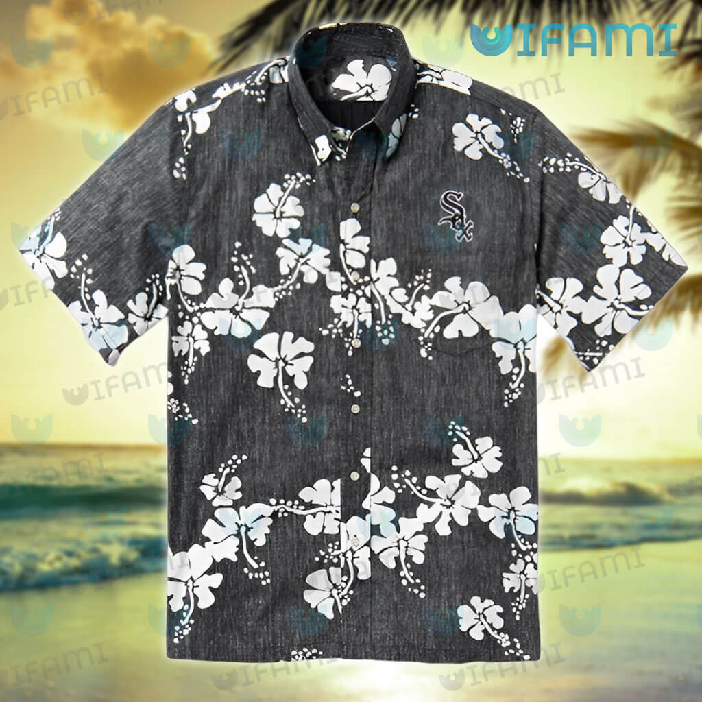 White Sox Hawaiian Shirt Hibiscus Tropical Leaf Chicago White Sox Gift -  Personalized Gifts: Family, Sports, Occasions, Trending