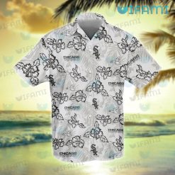 White Sox Hawaiian Shirt Hibiscus Tropical Leaf Chicago White Sox Gift