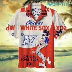 White Sox Hawaiian Shirt Offical Score Book 57 Comiskey Park Chicago White Sox Gift