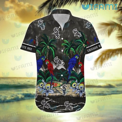 White Sox Hawaiian Shirt Parrot Summer Beach Chicago White Sox Gift