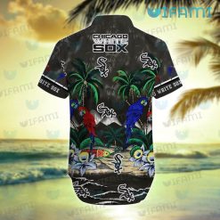 White Sox Hawaiian Shirt Parrot Summer Beach Chicago White Sox Gift