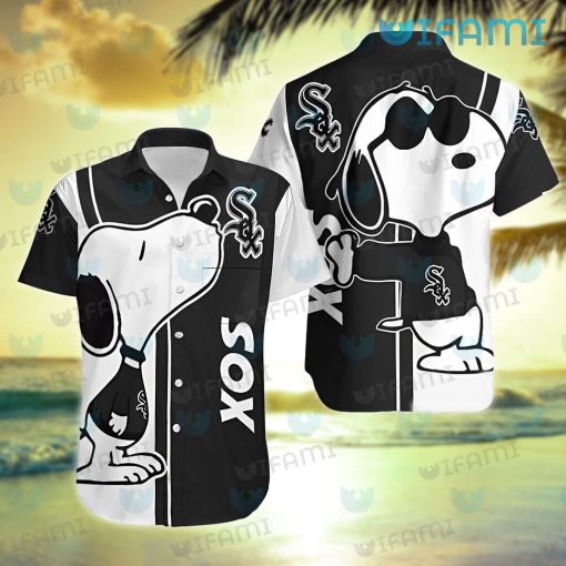 White Sox Hawaiian Shirt Snoopy Kiss Logo Chicago White Sox Gift