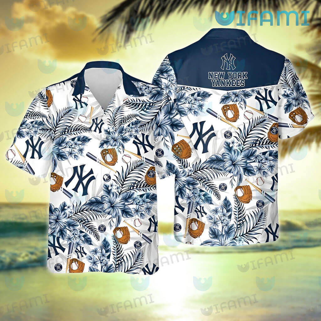 New York Yankees Sports American Tropical Patterns Hawaiian Shirt