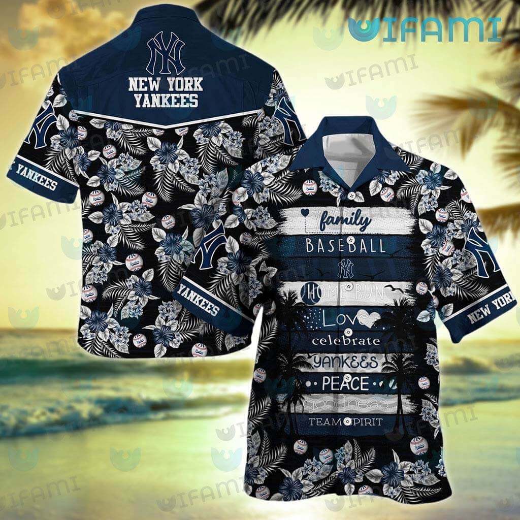 Yankees Hawaiian Shirt Baseball Love Peace New York Yankees Gift -  Personalized Gifts: Family, Sports, Occasions, Trending