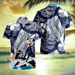 Yankees Hawaiian Shirt Goofy Surfing New York Yankees Gift