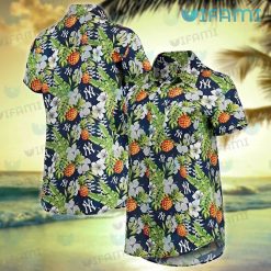 Yankees Hawaiian Shirt Pineapple Palm Leaves New York Yankees Gift