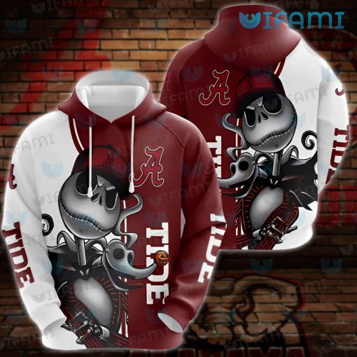 Alabama Hoodie 3D Jack Skellington Zero Best Gifts For Alabama Fans