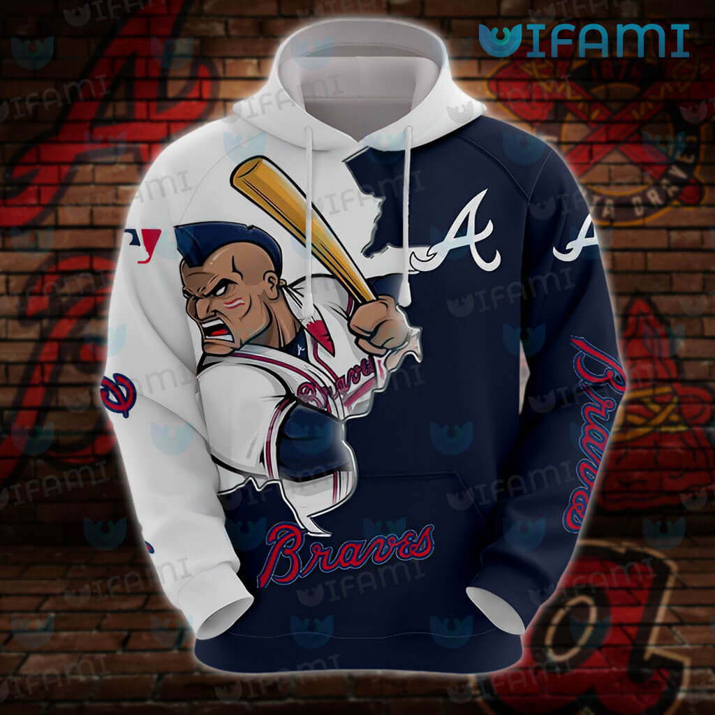 Atlanta Braves Hoodies 3D mascot design Sweatshirt for fan - 89