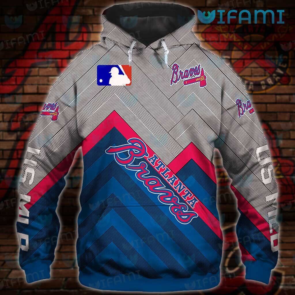 Atlanta Braves Hoodie Mens Chervon Pattern Braves Gift - Personalized  Gifts: Family, Sports, Occasions, Trending
