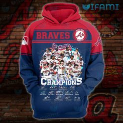 Atlanta Braves World Series Hoodie 3D Champions 2021 Braves Gift