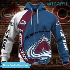 Avalanche Hoodie 3D Achmed You Cry I Cry Custom Colorado Avalanche Zip Up
