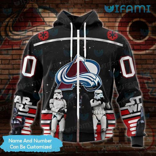 Avalanche Hoodie 3D Darth Vader Stormtrooper Custom Colorado Avalanche Gift