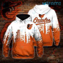 Baltimore Orioles Hoodie 3D Melting Pattern Orioles Gift