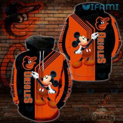 Baltimore Orioles Hoodie 3D Mickey Mouse Orioles Gift