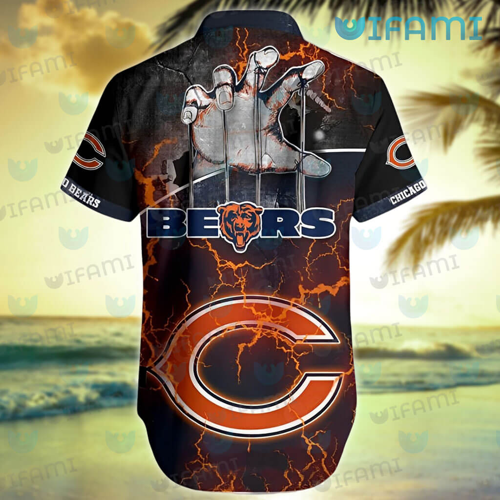 Chicago Bears Hawaiian Shirt Chicago Bears Tropical Hawaiian Shirt -  Upfamilie Gifts Store