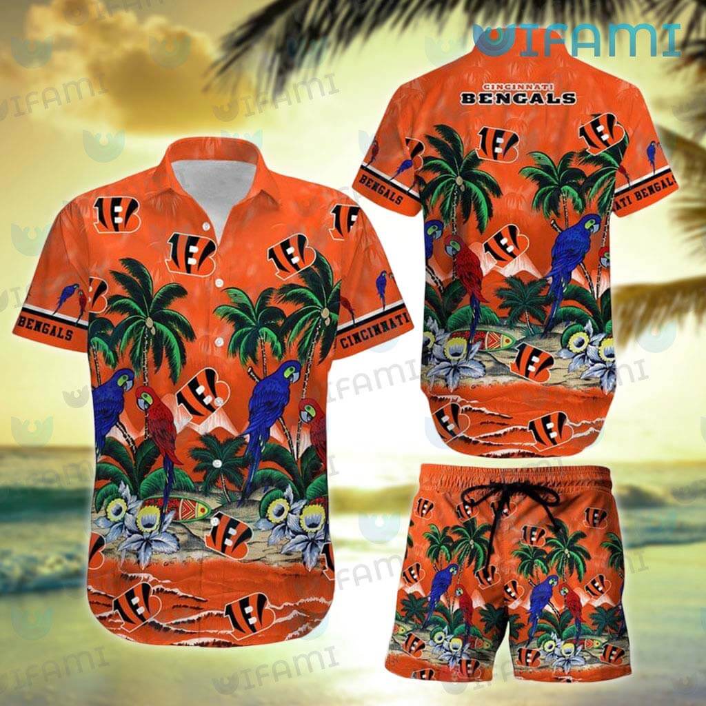 Bengals Beachwear For Men Nfl Sport Hawaiian Shirt –