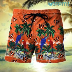 Bengals Hawaiian Shirt Bold Bengals Short