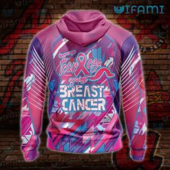 Braves Hoodie 3D Fearless Again Breast Cancer Atlanta Braves Present Back