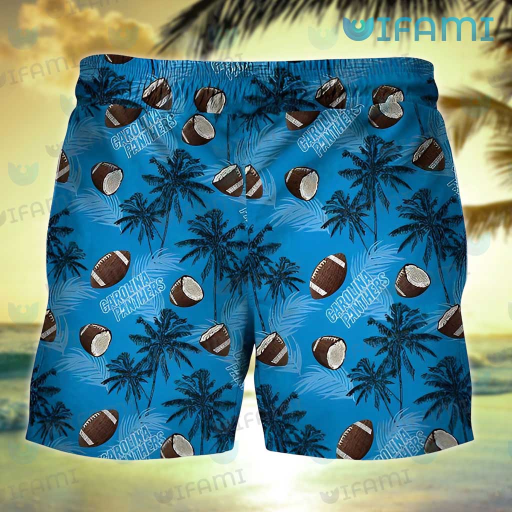 Carolina Panthers Custom Name NFL Hawaiian Shirt And Shorts Gift