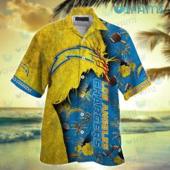 Chargers Hawaiian Shirt Jesus Christ Best Chargers Present Front