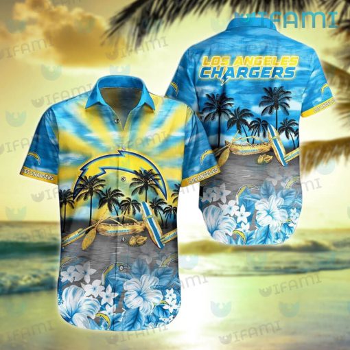 Chargers Hawaiian Shirt Spirited LA Chargers Gift