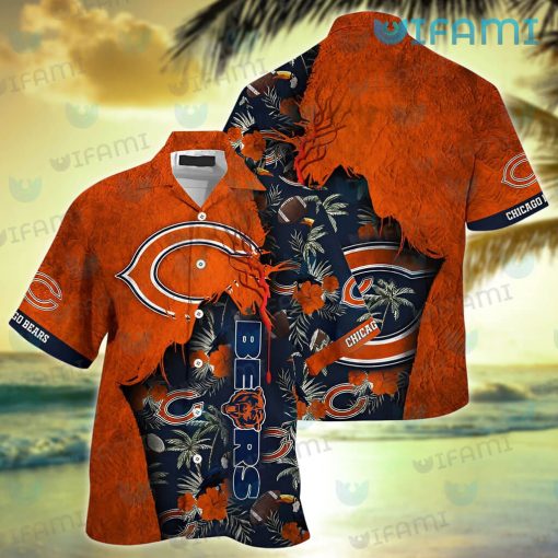 Chicago Bears Hawaiian Shirt Fun and Funky Chicago Bears Christmas Gifts