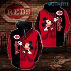 Cincinnati Reds Hoodie 3D Mickey Mouse Cincinnati Reds Gift