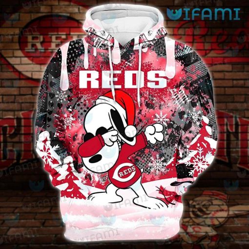 Cincinnati Reds Hoodie 3D Snoopy Dabbing Cincinnati Reds Gift