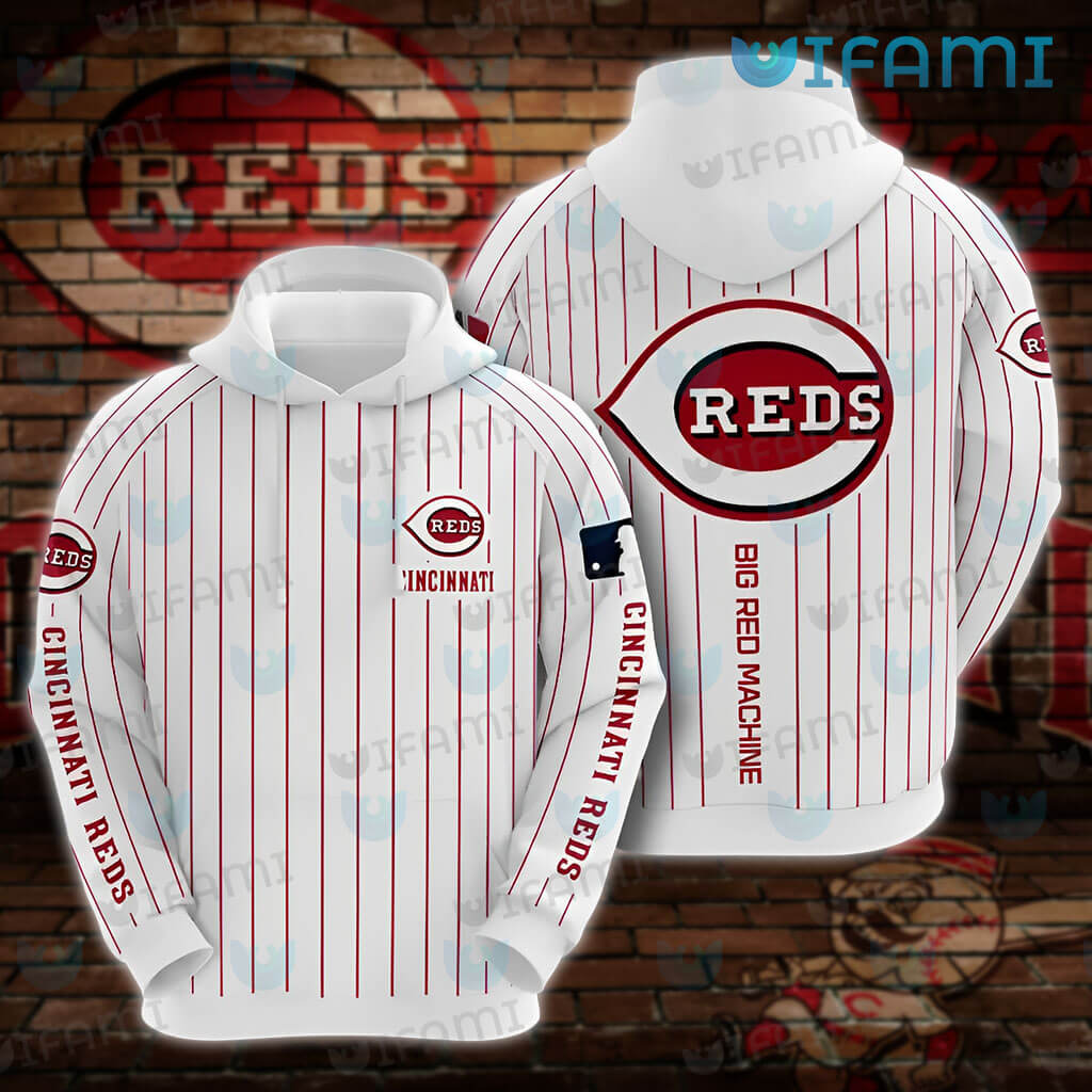 Cincinnati Reds Hoodie 3D Big Logo Cincinnati Reds Gift