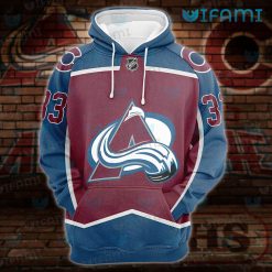 Colorado Avalanche Hoodie 3D Benstar 33 Avalanche Present