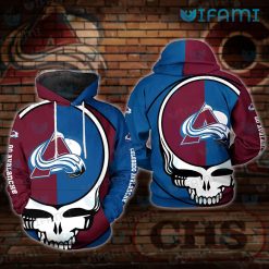Colorado Avalanche Hoodie 3D Grateful Dead Avalanche Gift