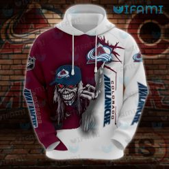 Colorado Avalanche Hoodie 3D Iron Maiden Avalanche Gift