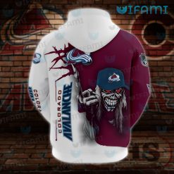 Colorado Avalanche Hoodie 3D Iron Maiden Avalanche Gift