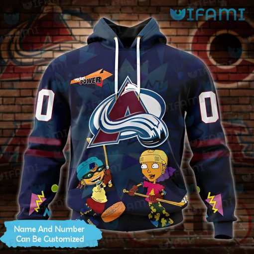 Colorado Avalanche Hoodie 3D Otto Reggie Rocket Power Custom Avalanche Gift