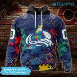 Colorado Avalanche Hoodie 3D Puzzle Piece Custom Avalanche Gift